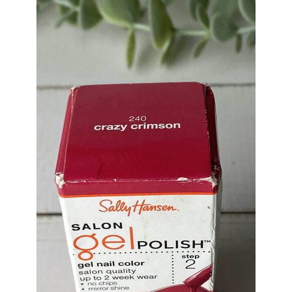Sally Hansen Salon Gel Nail Polish-Crazy Crimson 240-0.23 fl oz - Picture 2 of 12